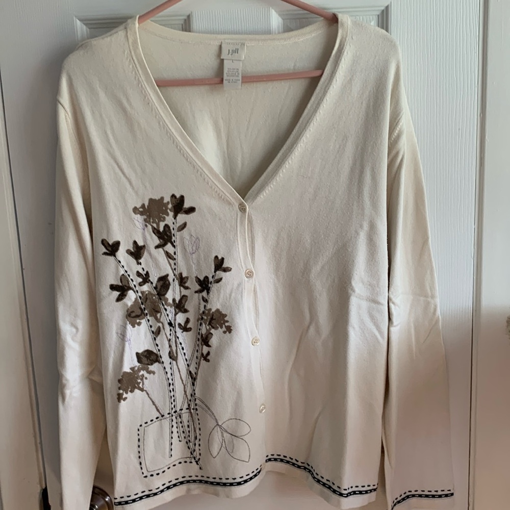 Vintage J Jill B neck cardigan